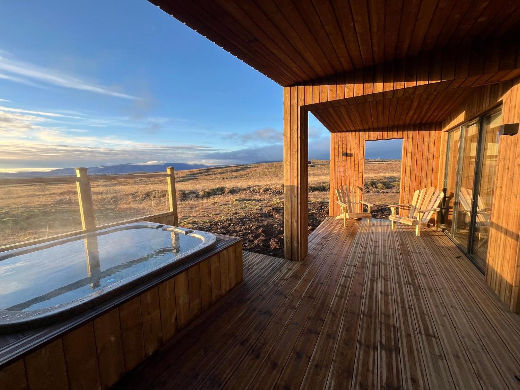 Blue View Cabins Reykholt  Bagian luar foto
